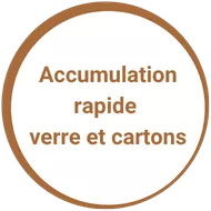 ACCUMULATION VERRE ET CARTONS ACCUMULATION VERRE ET CARTONS